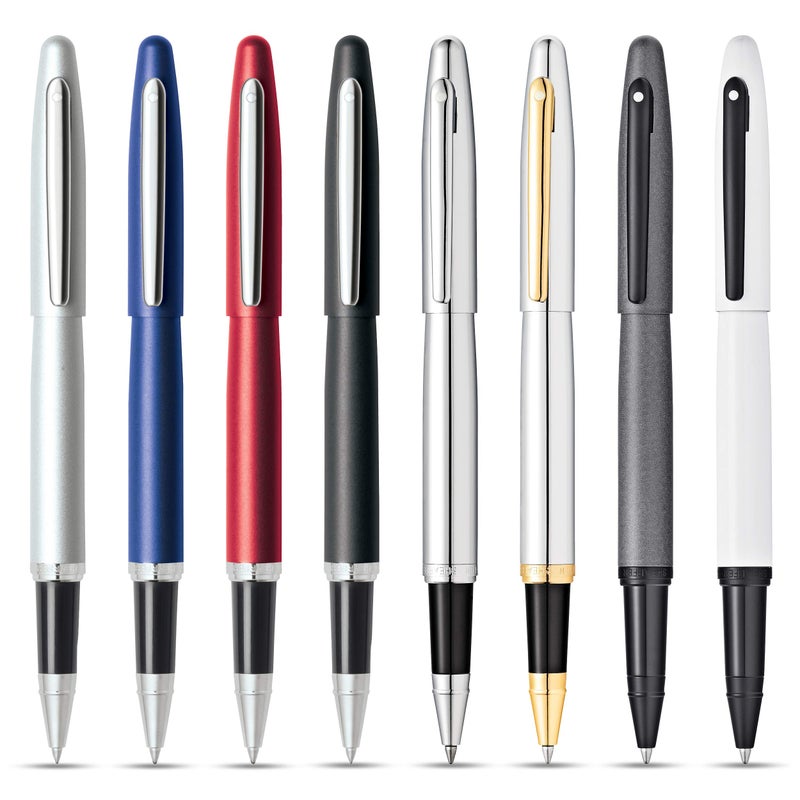 Sheaffer VFM Gunmetal Grey Lacquer w/Matte Black Powder Coated Appointments Rollerball Pen - Image 3
